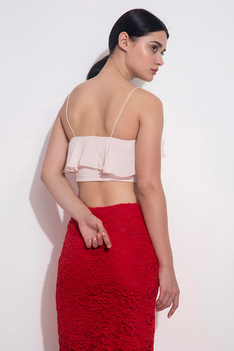 Zivame Hot Red Mademoiselle Evening Skirt — image 3