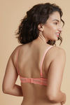 Zivame Tropical Lace Double Layered Wired 3/4th Coverage Lace Bra-Dessert Flower Black — thumbnail 2