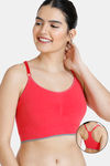 Zivame At Home Double Layered Non Wired Full Coverage Bra - Scarlet — thumbnail 1