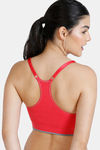 Zivame At Home Double Layered Non Wired Full Coverage Bra - Scarlet — thumbnail 2