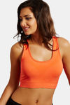 Zivame At Home Double Layered Non Wired Full Coverage Bra - Hot Coral — thumbnail 4