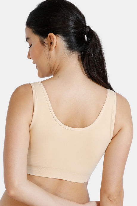 Zivame At Home Double Layered Non Wired 3/4th Coverage Sleep Bra - Roebuck — image 2