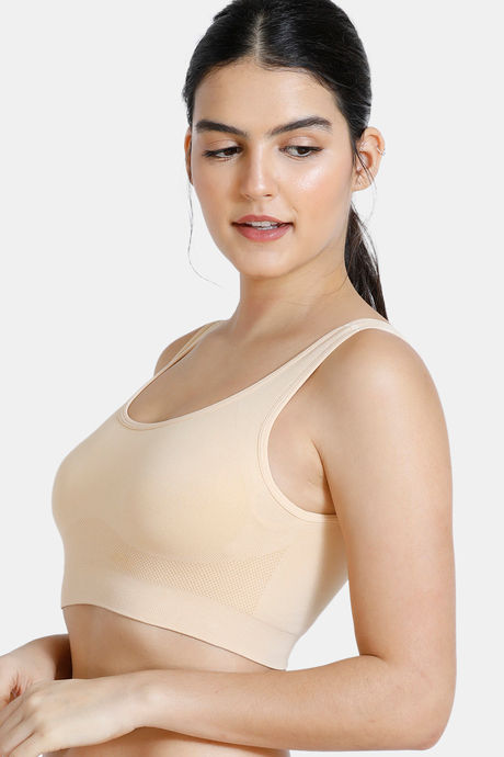 Zivame At Home Double Layered Non Wired 3/4th Coverage Sleep Bra - Roebuck — image 3