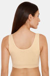 Zivame At Home Double Layered Non Wired 3/4th Coverage Bra - Skin — thumbnail 2