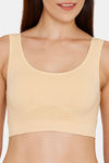 Zivame At Home Double Layered Non Wired 3/4th Coverage Bra - Skin — thumbnail 4
