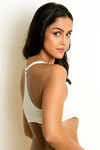 Zivame Padded Wired 3/4th Coverage Pretty Back Bra-Blanc De Blanc — thumbnail 3