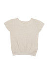 Zivame Summer Shimmer Rib Finish Crop Top-Beige — thumbnail 7