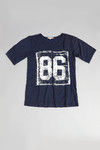 Zivame Cotton Box Fit Graphic Print Tee- Navy — thumbnail 7