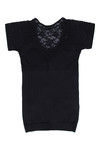 Zivame Lace Touch Half Sleeve Shaping Top-Black — thumbnail 5