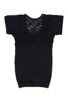 Zivame Lace Touch Half Sleeve Shaping Top-Black — thumbnail 6