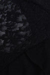 Zivame Lace Touch Half Sleeve Shaping Top-Black — thumbnail 7
