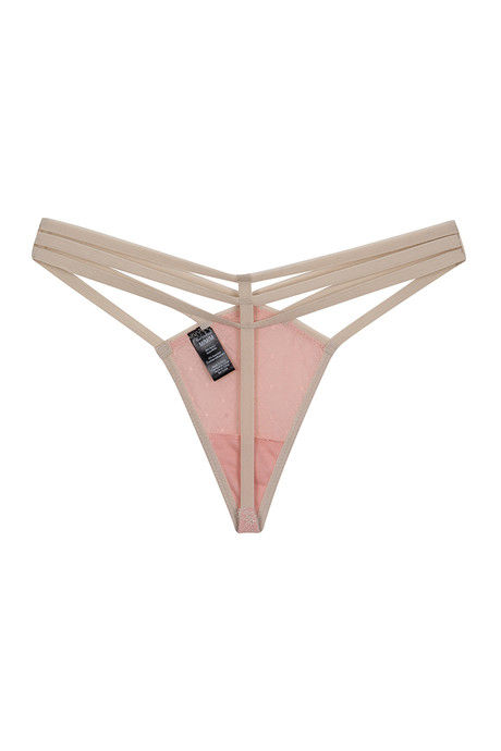 Zivame  Summer Bounty Low Rise Sheer Thong Panty-Coral — image 6