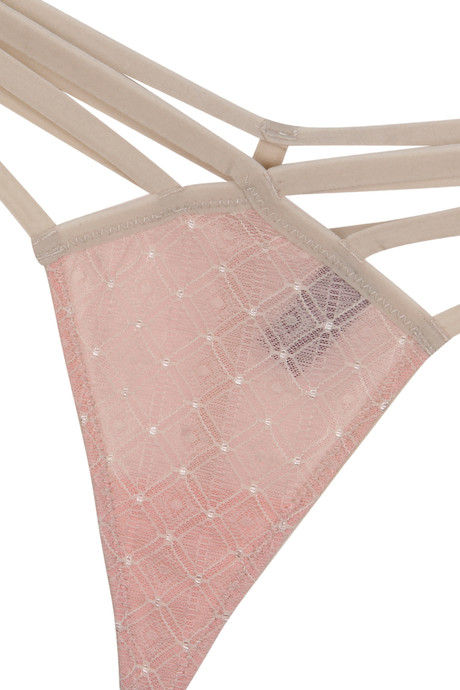 Zivame  Summer Bounty Low Rise Sheer Thong Panty-Coral — image 7