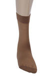 Zivame Sheer Knee Length Socks- Dark Brown — thumbnail 10