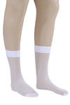 Zivame Sheer Knee Length Socks- White — thumbnail 9