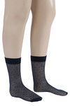 Zivame Dot Patterned Sheer Knee Length Socks- Blue — thumbnail 9