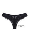 Zivame All That Lace Low Rise Sheer Thong Panty-Black — thumbnail 8