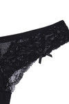 Zivame All That Lace Low Rise Sheer Thong Panty-Black — thumbnail 9
