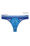 Zivame Abstract Print Low Waist Thong Panty-Blue — thumbnail 6