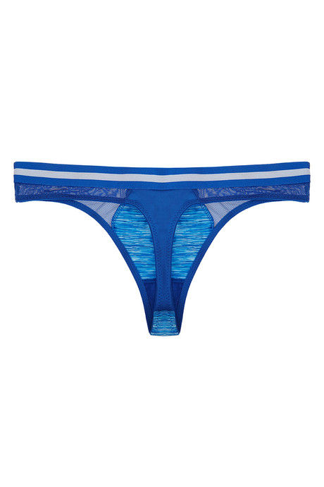 Zivame Abstract Print Low Waist Thong Panty-Blue — image 7