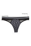 Zivame Abstract Print Low Waist Thong Panty-Grey — thumbnail 6