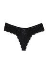 Zivame  Summer Bounty Low Rise Sheer Thong Panty-Black — thumbnail 7