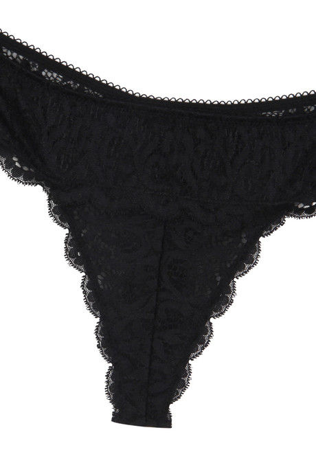 Zivame  Summer Bounty Low Rise Sheer Thong Panty-Black — image 8
