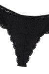 Zivame  Summer Bounty Low Rise Sheer Thong Panty-Black — thumbnail 8