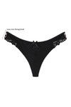 Zivame  Summer Bounty Low Rise Sheer Mesh Thong Panty-Black — thumbnail 6