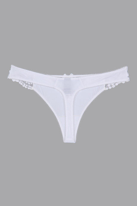 Zivame  Summer Bounty Low Rise Sheer Thong -White — image 7