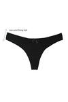 Zivame  Luxe Lace  Low Rise Thong Panty- Black — thumbnail 6