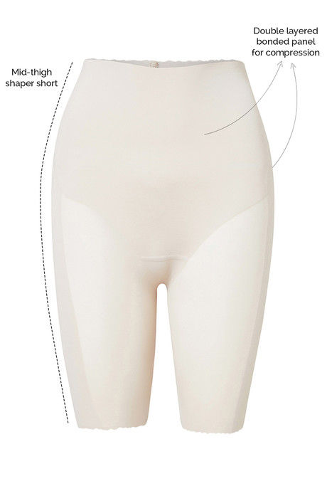 Zivame Body Sculpting Highwaist Thigh Shaper - Skin — image 6