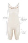 Zivame Body Sculpting Shorts Length Bodysuit Underbust - Skin — thumbnail 7