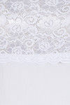 Zivame Lace Touch Short Sleeve Shaping Top-White — thumbnail 7