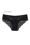 Zivame  Summer Bounty Medium Rise Bikini Brief- Black — thumbnail 5