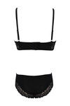 Zivame Lace Embellish Backless Level 2 Push Up Wired Teddy-Black — thumbnail 6