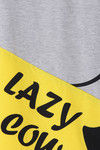 Zivame After Hours Cotton Short Nighty- Grey n Yellow — thumbnail 9