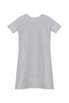 Zivame After Hours Cotton Short Nighty- Grey Melange — thumbnail 7