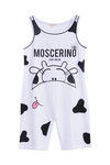 Zivame After Hours Cotton Sleeveless Onesie- White N Print — thumbnail 6