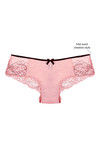 Zivame Floral Lace Black Mid Rise Cheeky Panty-Pink — thumbnail 5