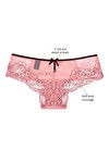 Zivame Floral Lace Black Mid Rise Cheeky Panty-Pink — thumbnail 6