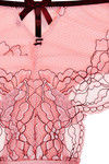 Zivame Floral Lace Black Mid Rise Cheeky Panty-Pink — thumbnail 7
