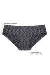 Zivame Abstract Print No Panty Line Bonded Bikini Panty-Grey — thumbnail 6