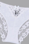Zivame  Summer Bounty All Over Lace Low Rise Hipster Brief- White — thumbnail 7