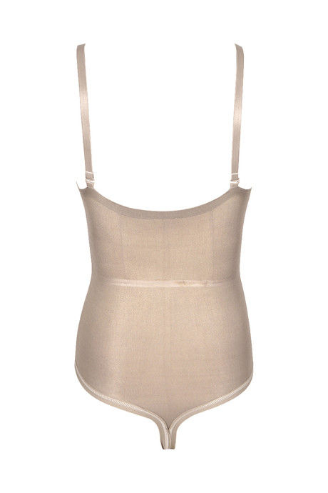 Zivame Thermoslim Medium Impact Strapless Bodysuit- Indian Skin — image 6