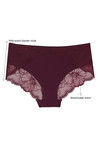 Zivame  Luxe Lace Embellished Mid Rise Hipster Panty- Purple — thumbnail 6