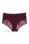 Zivame  Luxe Lace Embellished Mid Rise Hipster Panty- Purple — thumbnail 7