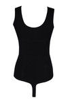 Zivame Medium Control No Leg Bodysuit With Bust- Black — thumbnail 6