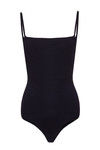 Zivame High Control Waist Shaping Bodysuit Camisole- Black — thumbnail 6