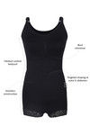 Zivame Smoothening Control No Leg Bodysuit With Bust - Black — thumbnail 5